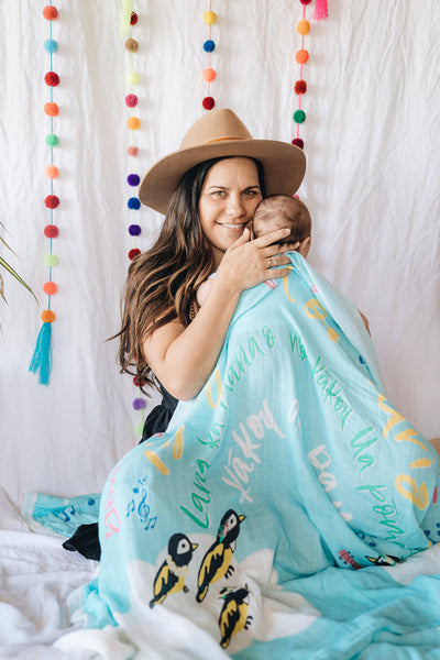 Three Little Birds Swaddle
