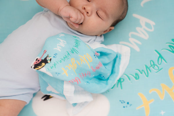 Three Little Birds Crib Sheet