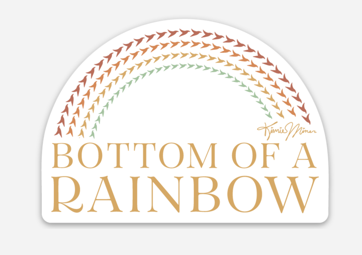 Bottom Of A Rainbow Sticker