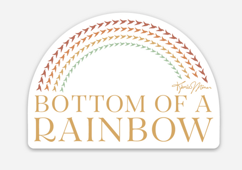Bottom Of A Rainbow Sticker
