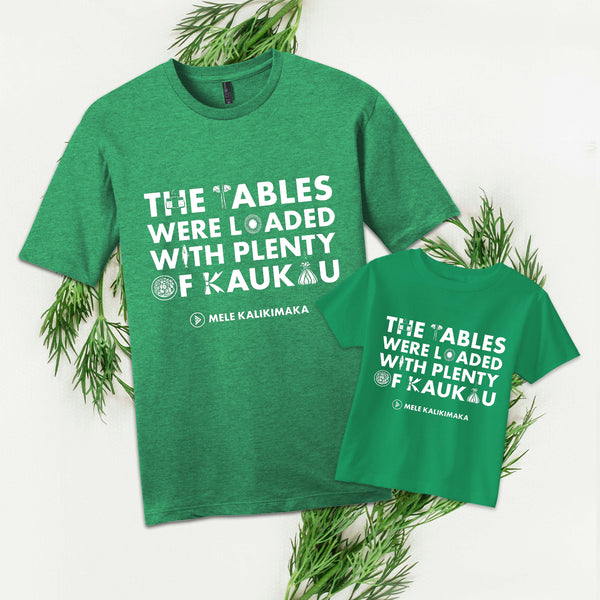 Christmas Luau Keiki T-Shirt Green